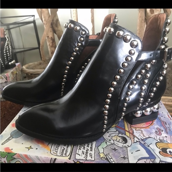 Jeffrey Campbell Rylance Studded Boot 8 - Picture 4 of 6